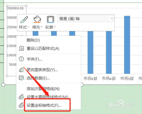 excel图表怎么设置x轴y轴 Excel图表设置：轴标签的